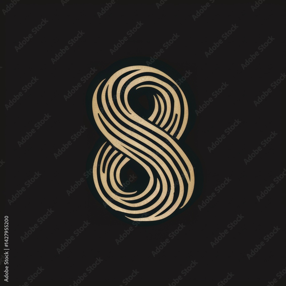 Elegant Infinity Symbol in Gold