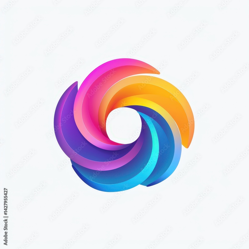Colorful Spiral Logo