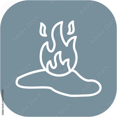 Oil Flame Icon