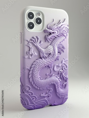 Obraz na płótnie Dragon Phone Case w salonie