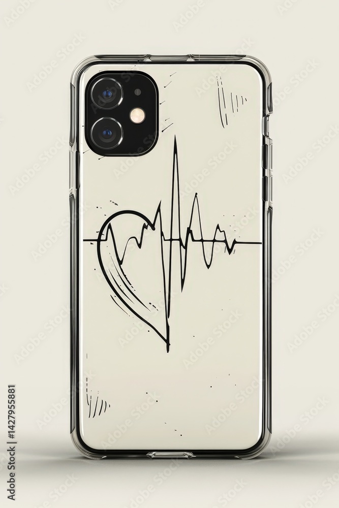 Heartbeat on Phone Case