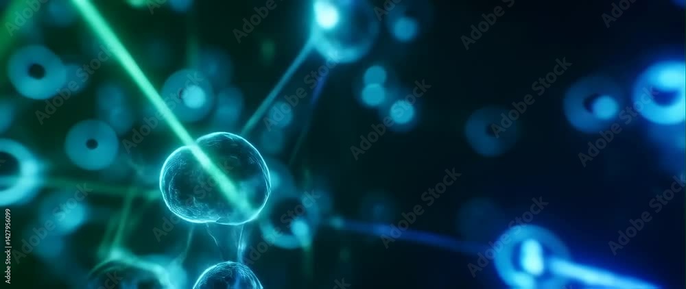 Anamorphic video Abstract Molecular Structure Anamorphic video Abstract Molecular Structure
