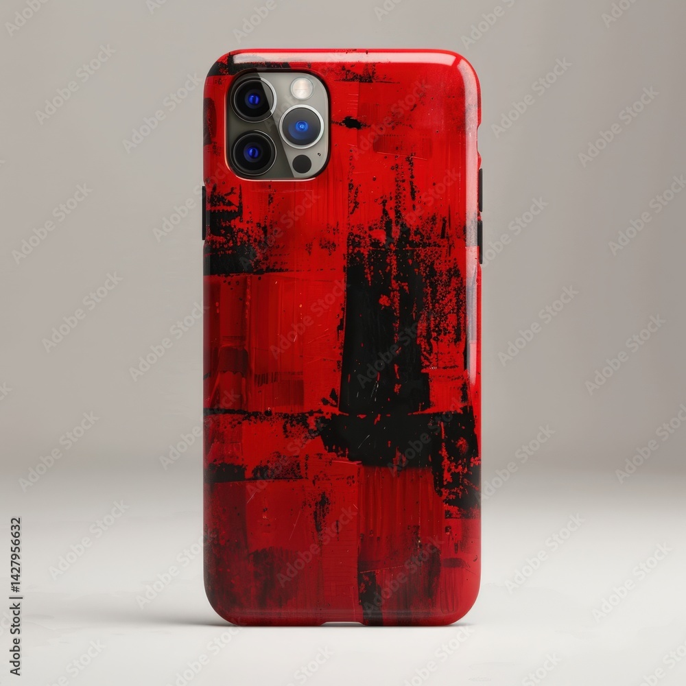 Red and Black Phone Case