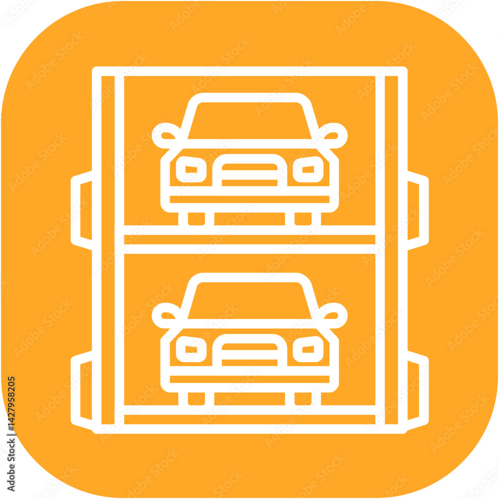Multi Level Parking Icon Multi Level Parking Icon