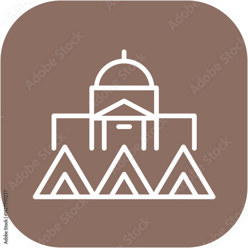 Protest Tent Icon