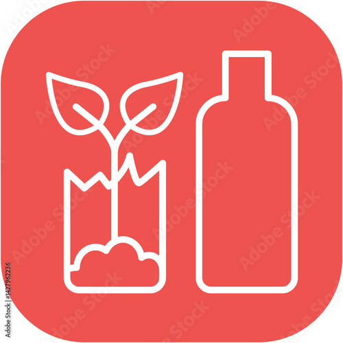 Upcycled Glassware Icon