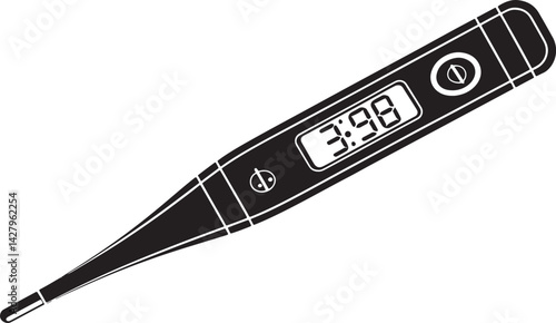 medical thermometer vector