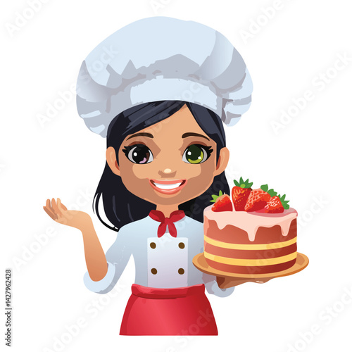 Creative Cake Decorating Ideas to Impress Your Guests. strawberry cake

