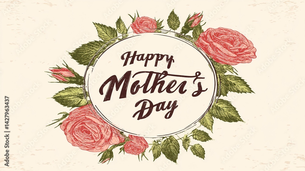 Fototapeta premium happy mothers day