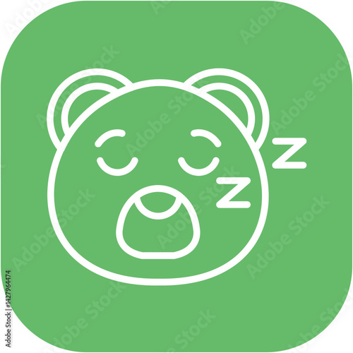 Sleepy Bear Icon