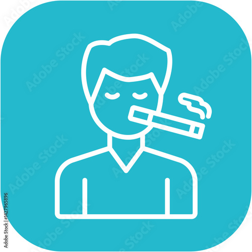 Tobacco Addiction Icon