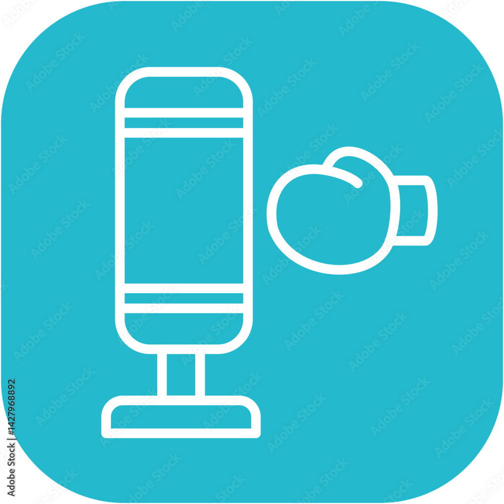 Punching Bag Icon Punching Bag Icon