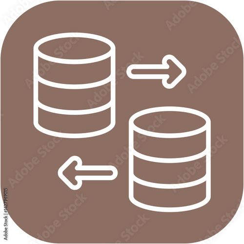 Data Replication Icon
