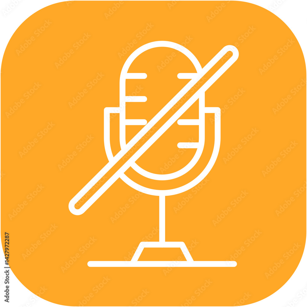 Microphone Mute Icon Microphone Mute Icon