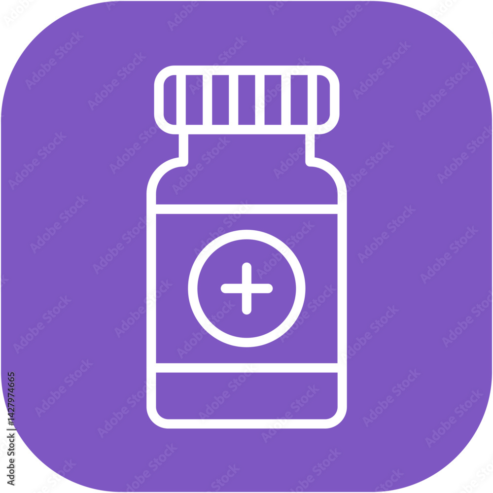 Obraz premium Medicine Bottle Icon