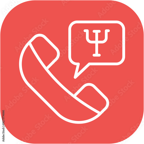 Mental Health Hotline Icon