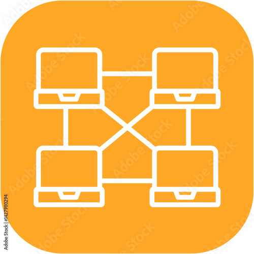Peer to Peer Network Icon