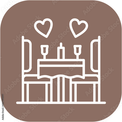 Romantic Dinner Icon