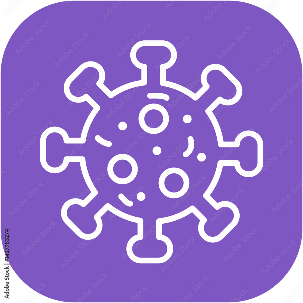 Obraz premium Virus Icon