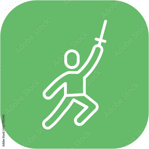 Fencing Warm Up Icon