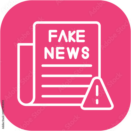 Fake News Warning Icon