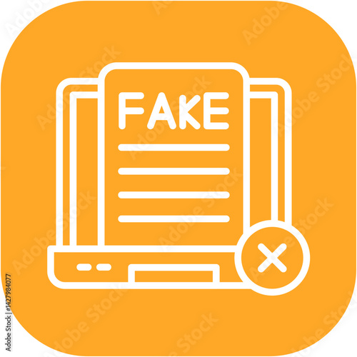 Fake Headline Icon