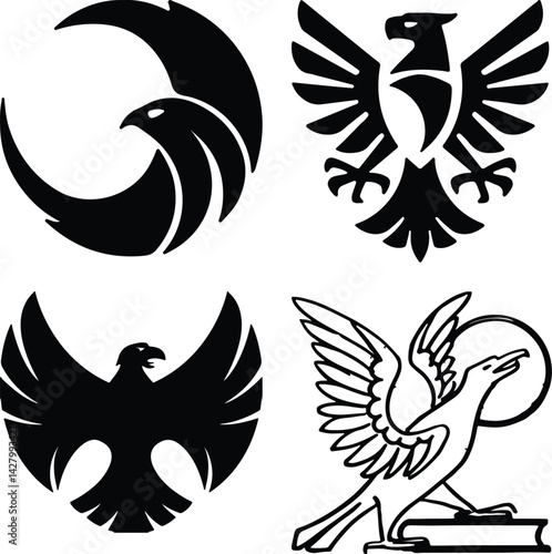  Eagle   seat simple icon. Vector ICON all icon Viktor