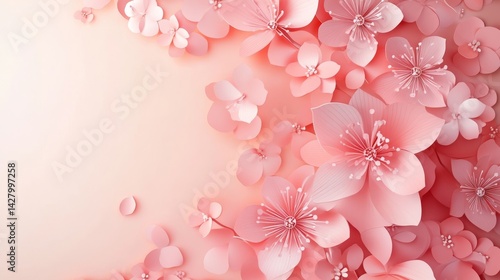 Wallpaper Mural Valentine's Day or Women's Day concept. Balloons, flowers and gift boxes. Pink tulips and gift boxes. Happy Mother's Day. Pink Flowers background. Romantic design. Greeting cards. Copy space area Torontodigital.ca