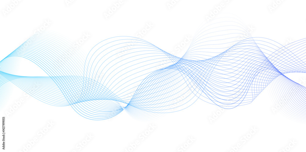 blue wave curve lines banner background design. Digital frequency track equalizer. Stylized line art background. modern soft luxury texture with smooth and clean vector subtle background illustration blue wave curve lines banner background design. Digital frequency track equalizer. Stylized line art background. modern soft luxury texture with smooth and clean vector subtle background illustration