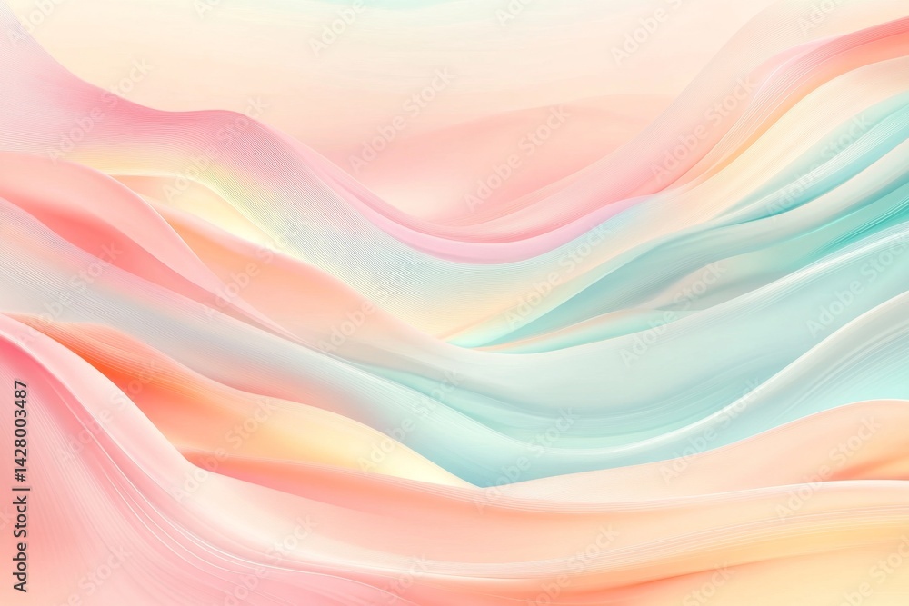 Abstract flowing pastel colors Abstract flowing pastel colors