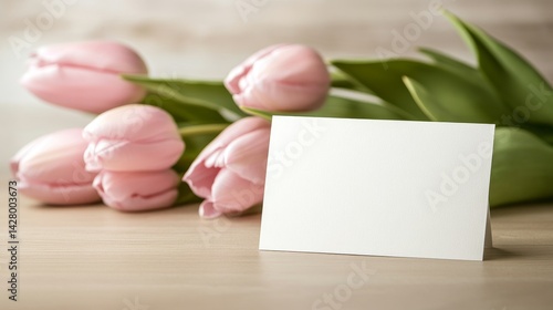 Valentine's Day or Women's Day concept. Balloons, flowers and gift boxes. Pink tulips and gift boxes. Happy Mother's Day. Pink Flowers background. Romantic design. Greeting cards. Copy space area