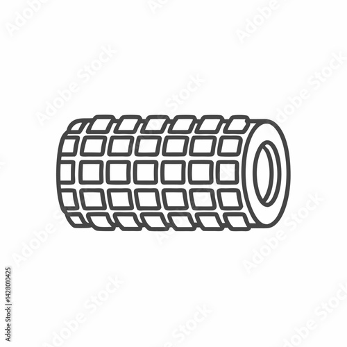 A versatile foam roller designed for muscle recovery and fitness.