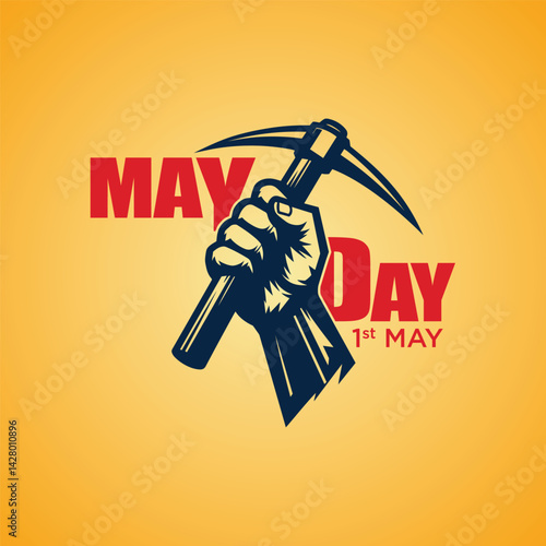 May Day, Labor Day, International Workers Day Vector Free Download 
