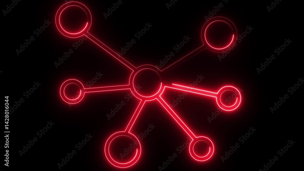 Network, networking icon animated video Network, networking icon animated video
