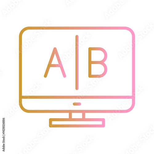 AB Testing Icon Design