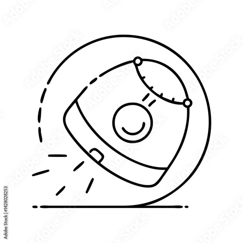 capsule re entry icon, capsule re entry line art - simple line art of capsule re entry, perfect for capsule re entry logos and icons