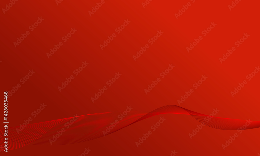 Elegant Red Wave Background Elegant Red Wave Background