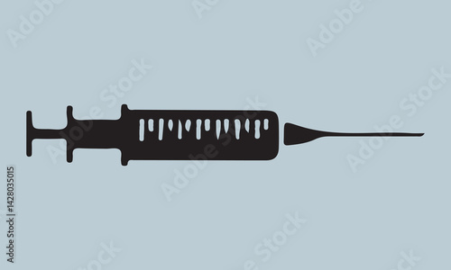 vector illustration of a drill