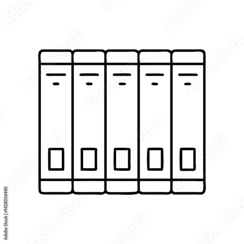 encyclopedia set icon, encyclopedia set line art - simple line art of encyclopedia set, perfect for encyclopedia set logos and icons