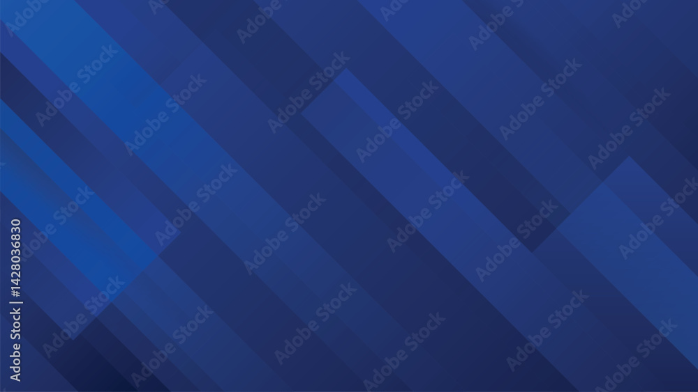 Fototapeta premium blue square background abstract shape business futuristic style vector design