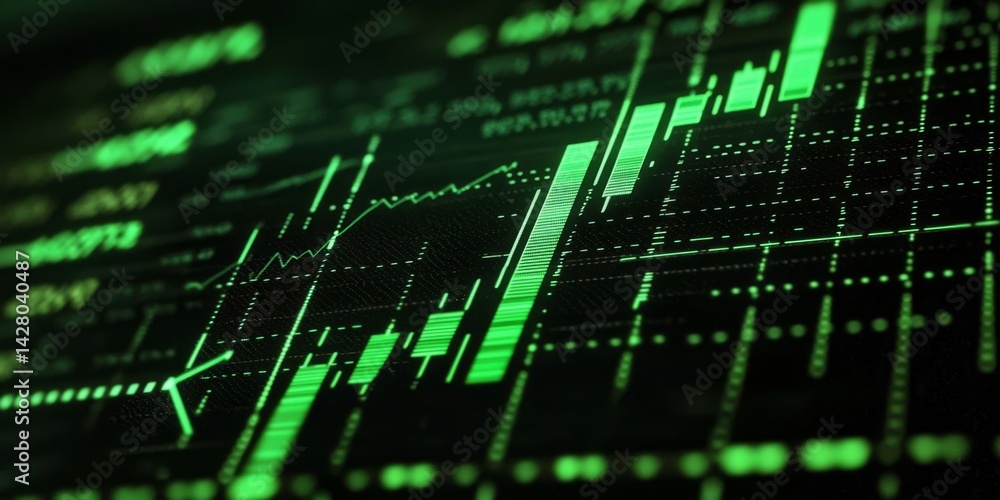 Concept of recovery in stock and cryptocurrency markets highlighted. Concept of recovery in stock and cryptocurrency markets highlighted.