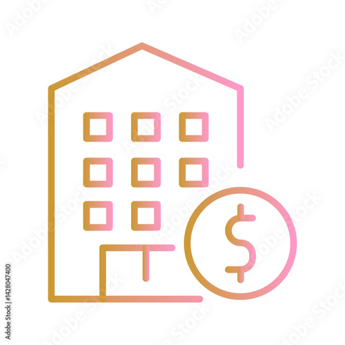 Hotel Discounts Icon Design