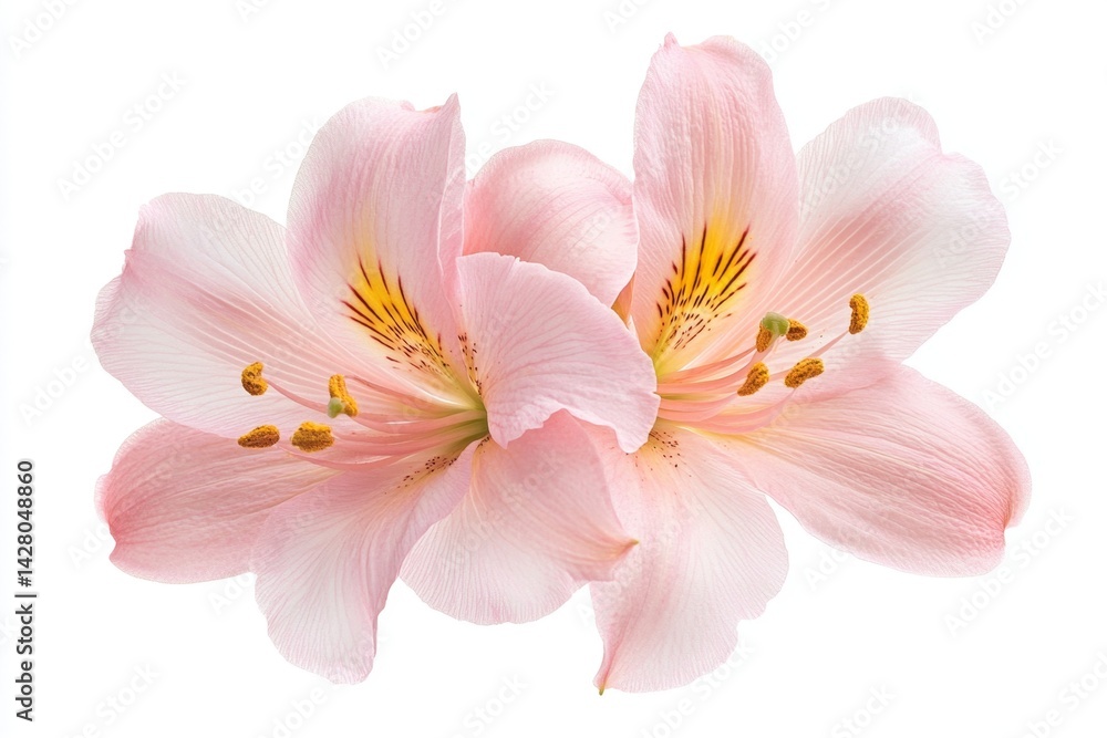 Fototapeta premium Delicate Pink Alstroemeria Blossoms