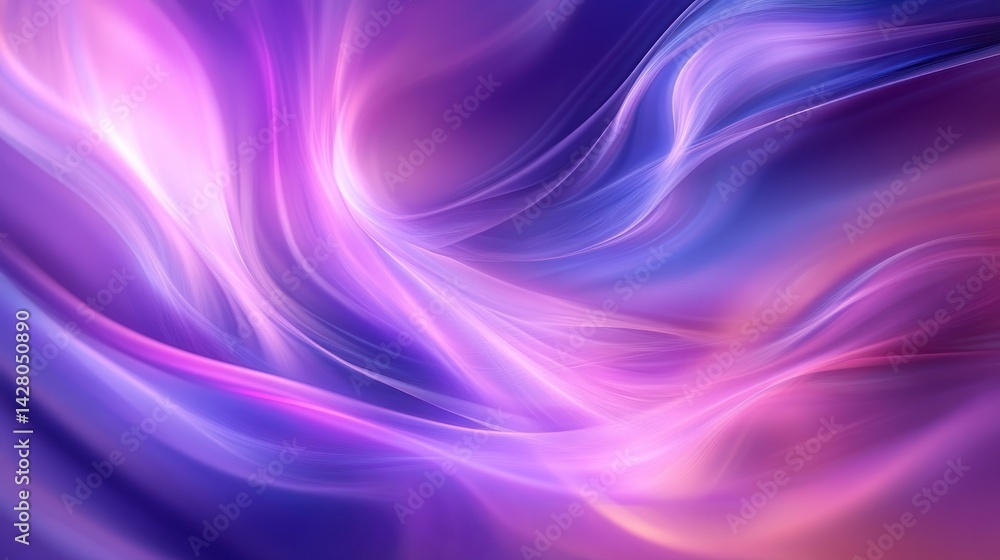 Abstract background with flowing lines in shades of purple blue and pink. Abstract background with flowing lines in shades of purple blue and pink.