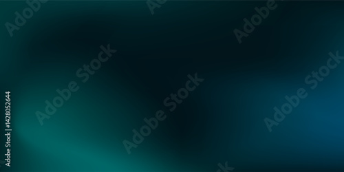 Elegant dark blue to light blue and green gradient background illustration ideal for sophisticated visual designs and stylish layouts simple
