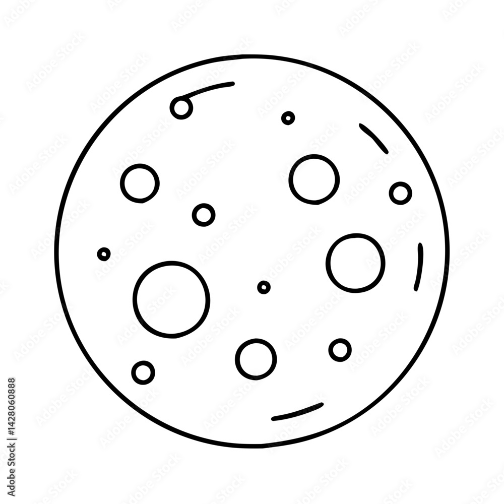moon with craters icon, moon with craters line art - simple line art of moon with craters, perfect for moon with craters logos and icons moon with craters icon, moon with craters line art - simple line art of moon with craters, perfect for moon with craters logos and icons