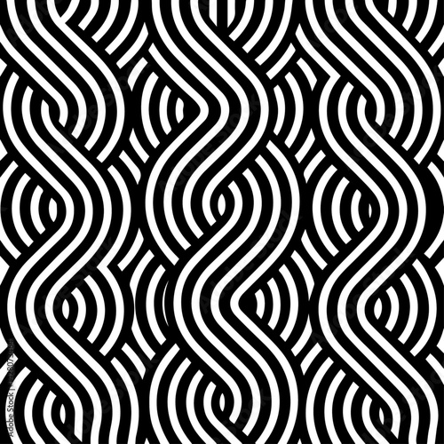 seamless wave pattern, vector illustration