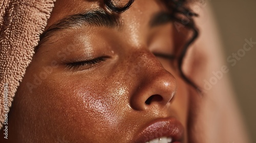 Wallpaper Mural Close-up of a person's face Torontodigital.ca