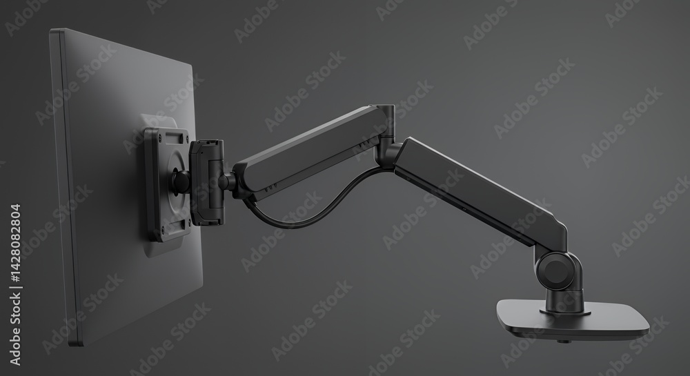 Ergonomic Monitor Arm: Modern Desk Setup Solution Ergonomic Monitor Arm: Modern Desk Setup Solution