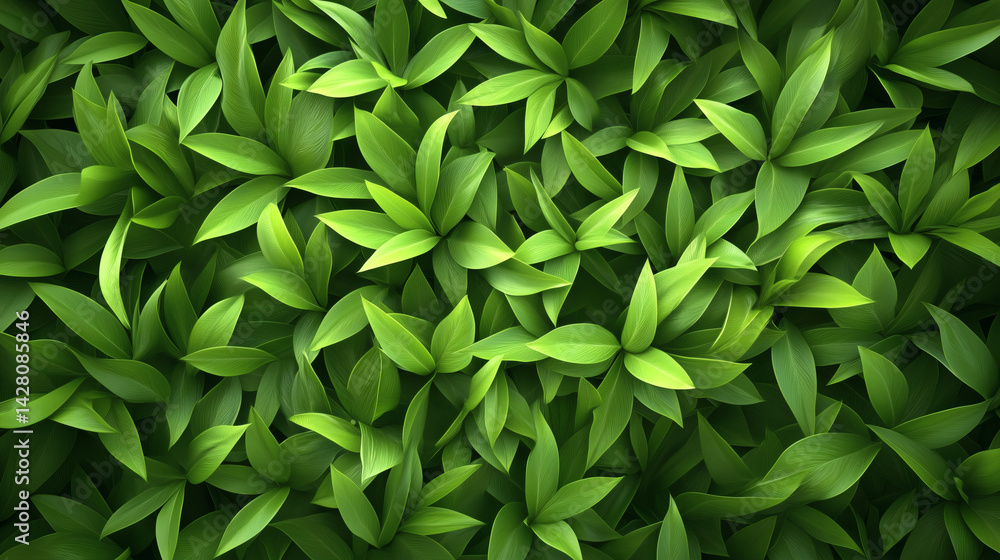 High-resolution close-up of a lush, vibrant green leaf pattern High-resolution close-up of a lush, vibrant green leaf pattern
